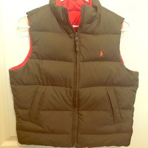 Ralph Lauren boys’ size L Reversible Puffer Vest